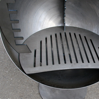 Höhe Gnee-Garten-windundurchlässige justierbare Feuer-Pit Grills 110cm für Grill