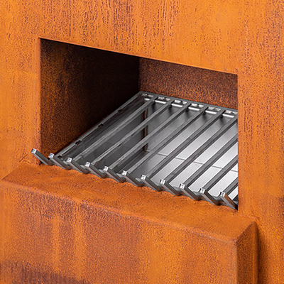 Hölzerne brennende Feuer-Stahlgrube GN-FP-510 Kamin im Freien Corten