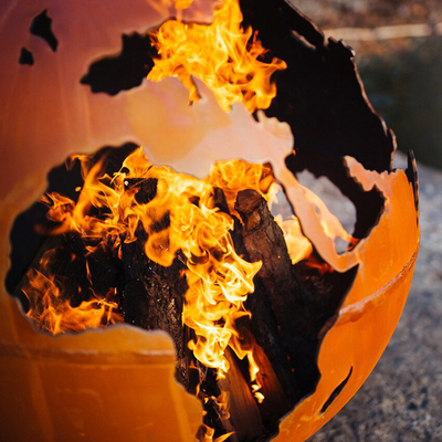 Handgemachtes Stahlfeuer Pit Balls Custom Design Fire Pit Balls Corten