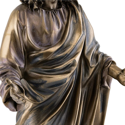 175cm religiöser meditierender Bronze-Jesus Statue ISO9001 Standard