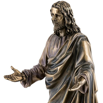 175cm religiöser meditierender Bronze-Jesus Statue ISO9001 Standard
