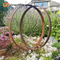 SGS bestätigte Rost Corten-Stahl-Rusty Metal Ring Sculpture Outdoor-Landschaften