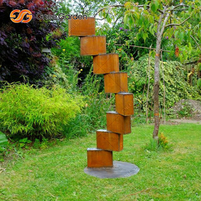 Stahlskulptur im Freien großer Rusty Metal Statues For Gardens Corten