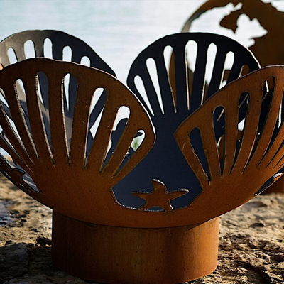 Moderner feuer-Pit Bowl Diameter 600mm Corten Stahlsoem-ODM-Service im Freien