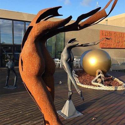 Gnee-Garten, der dekoratives Metallstahlyard Art Outdoor verwittert