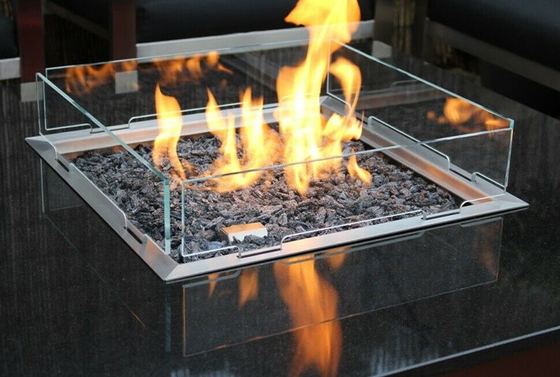 GAS-Feuer-Grube 34inch Hinterhof-Garten-Feuer Corten Stahlweit