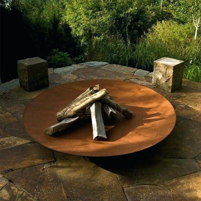 80cm Rusty Corten Fire Bowl Brazier im Freien für kampierende Partei