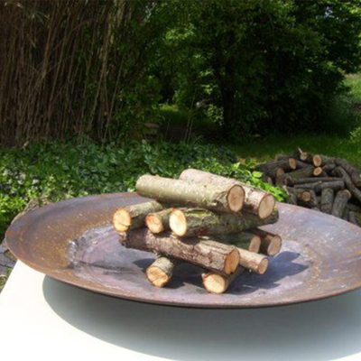 80cm Rusty Corten Fire Bowl Brazier im Freien für kampierende Partei