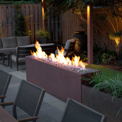Kampierender Stahl im Freien Firepit Feuer-Pit Large Bonfire Wood Stoves Corten