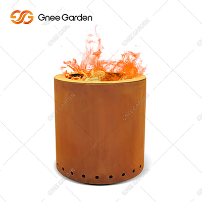Stahlfeuer Pit Outdoor Corten Steel Fire Pit Rusty Wood Burning Corten