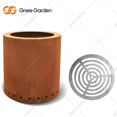 Stahlfeuer Pit Outdoor Corten Steel Fire Pit Rusty Wood Burning Corten