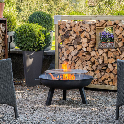 Der feuer-Grube Corten Stahlrostiger Blick Garten-Dekorations-Kampieren im Freien