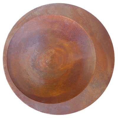 Holz, das großes verwitterndes Stahlfeuer Pit Outdoor Fire Bowl 600mm-1500mm brennt