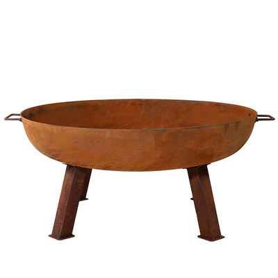 Tragbare feuer-Pit Camping Corten Steel Bonfire-Ofen-Feuer-Schüssel Corten Stahl