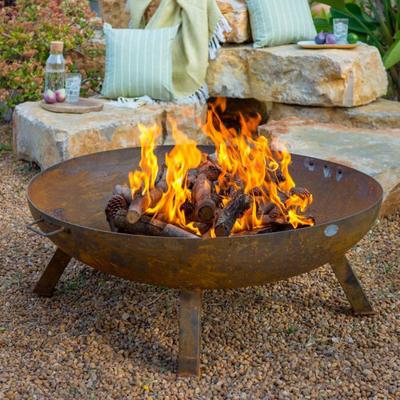 Tragbare feuer-Pit Camping Corten Steel Bonfire-Ofen-Feuer-Schüssel Corten Stahl