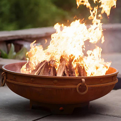 Stahlgarten Corten Kamin-Heizungs-Holz-Brennen Firepit modernes im Freien