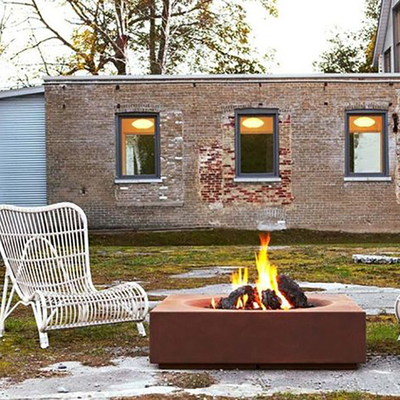 Patio im Freien Heater Fireplace Corten Steel Fire Pit Wood Burning 60-150cm