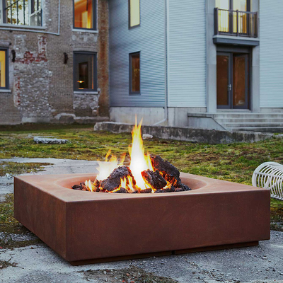Patio im Freien Heater Fireplace Corten Steel Fire Pit Wood Burning 60-150cm