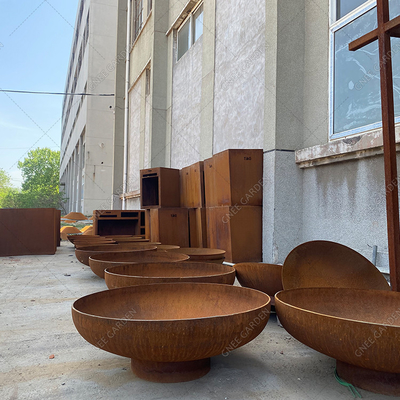 Stahlgarten Corten Kamin-Heizungs-Holz-Brennen Firepit modernes im Freien