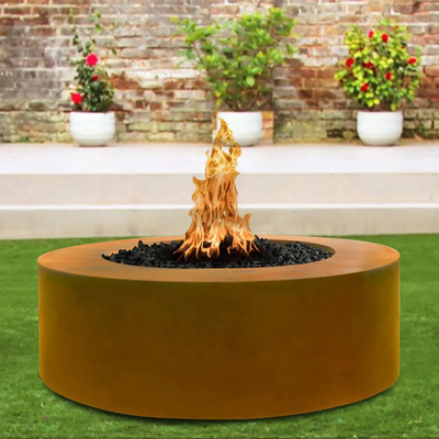 900mm vor verrostetes Corten Stahlfeuer Pit Round Outside Garden
