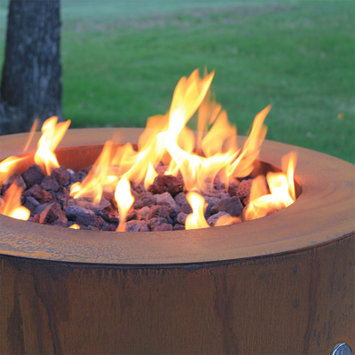 900mm vor verrostetes Corten Stahlfeuer Pit Round Outside Garden