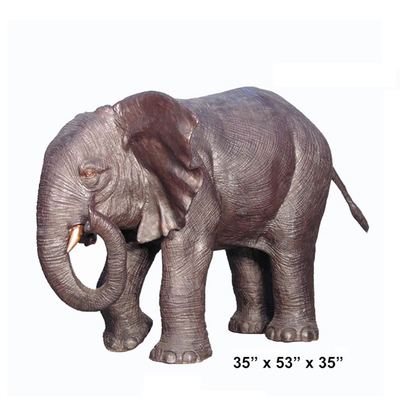 Korrosionsbeständigkeits-Metallelefant-Garten-Skulptur in 200cm Höhe