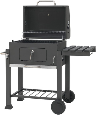 Holzkohlegrill Outdoor mit Beistelltischen Rost im Rostsystem Holzkohlegrills Outdoor Cooking Grills Outdoor Cooking