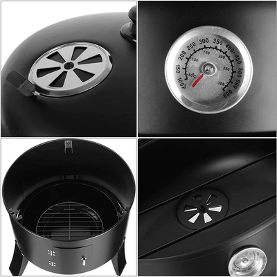 18&quot; Höhen-kochender Grill-tragbarer Holzkohlen-Grill im Freien 3 in 1 Multifunktions