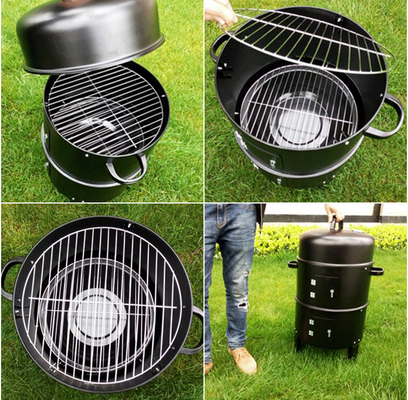 18&quot; Höhen-kochender Grill-tragbarer Holzkohlen-Grill im Freien 3 in 1 Multifunktions