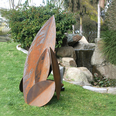 SKULPTUR-Kaktus-Metallyard Art Natural Rusted Garten-Landschaft-Corten Stahl