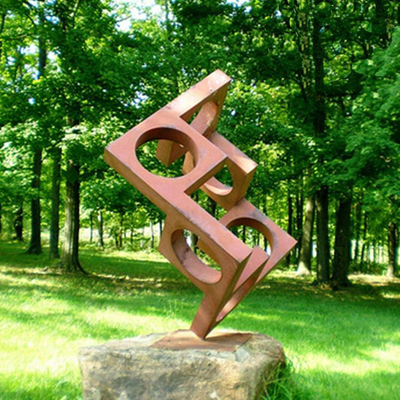Gnee-Garten-Weinlese Rusty Metal Garden Abstract Sculptures im Freien kundengerecht