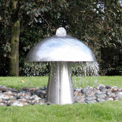 H250cm-Bereich-Garten-Spiegel-Skulptur-Metallmoderne Skulptur im Freien
