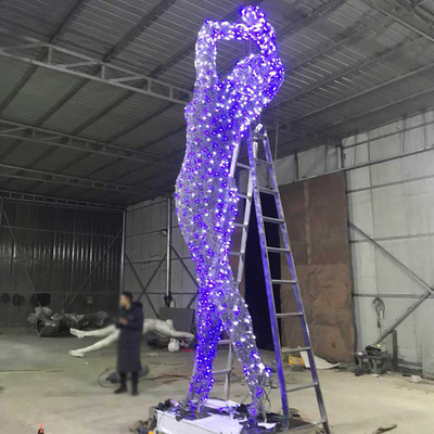 500cm Höhen-große Edelstahl-Skulptur-tanzende Dame Customized