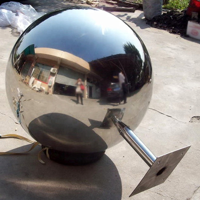 Kugelform-Metallball-Garten-Skulptur Soem-ODM-Willkommen im Freien