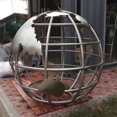 TUV bestätigte Spiegel-Polieredelstahl-Skulptur-großen Kugel-Statue Soem-Service