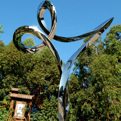 Gnee-Garten-Kreis-Zusammenfassungs-Edelstahl-Skulptur kreativ