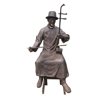 GARTEN-Statuen-traditionelles Gnee-Garten-200cm antikes Bronzeentworfen