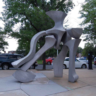 Sgs-Zustimmungs-Roheisen-moderne abstrakte Metallskulptur für Restaurant