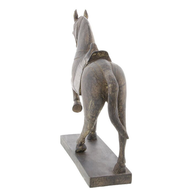 Büro-Pferdemetalltischplatte gestaltet Roheisen-Statuen eine 15 Zoll-Höhe