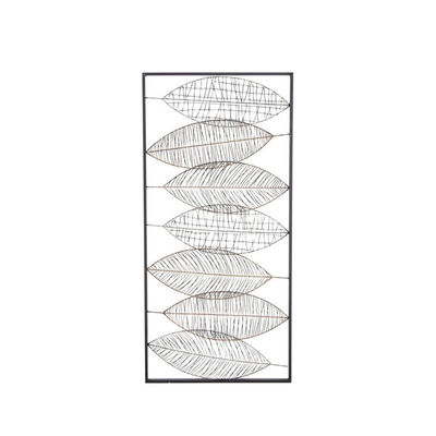 22x46 bewegt Inneneinrichtung Weinlese-Metallblatt-Wand-Art Luxurys 3D Schritt für Schritt fort