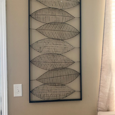 22x46 bewegt Inneneinrichtung Weinlese-Metallblatt-Wand-Art Luxurys 3D Schritt für Schritt fort