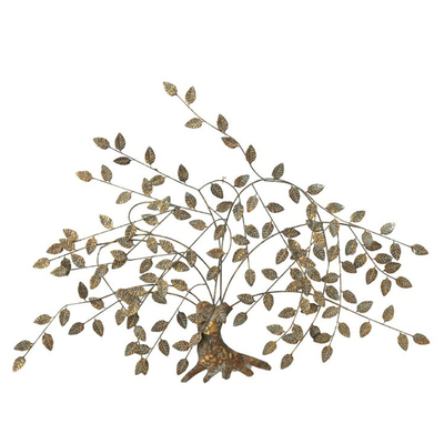 125cm nordische Goldmetallwand Art Decor Metal Tree Wall Art For Home