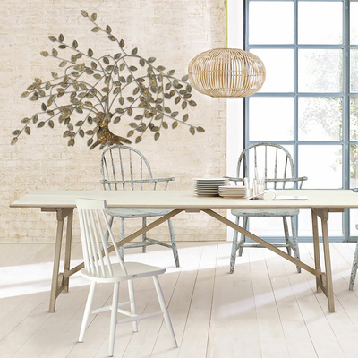 125cm nordische Goldmetallwand Art Decor Metal Tree Wall Art For Home