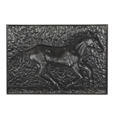 38 Zoll-Innenausstattungs-laufende Pferdemetallwand Art Decor Embossed Panels