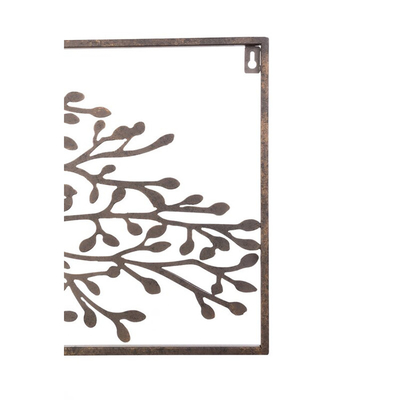 Gnee-Garten-rechteckige Metallwand Art Decor Tree Designed Customized