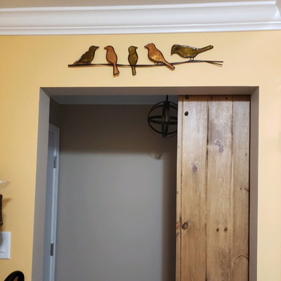 Kreatives Weinlese-Metallwand-Art Decor Soem-Logo 28,5 Zoll-Länge