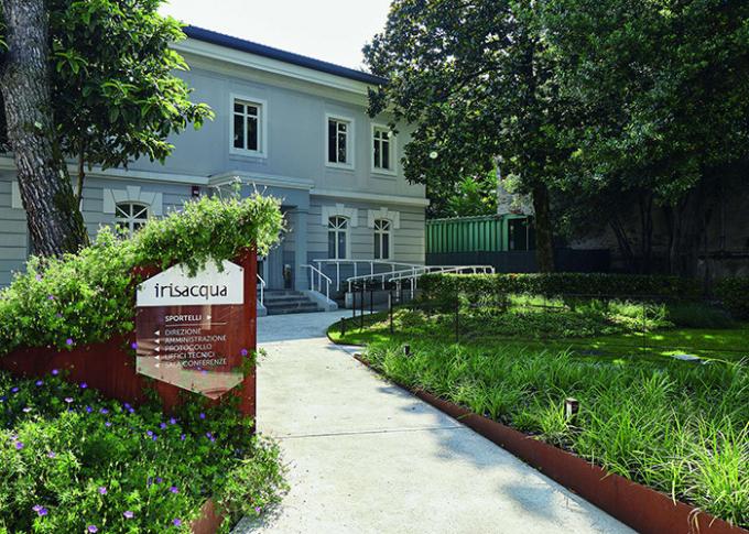 Stahlstützmauer Corten
