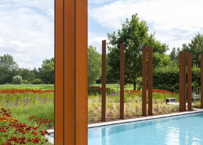 Corten Stahllaser, der Schirm-Platten für Landschaft einzäunend schneidet