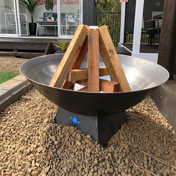 Fertigen Sie hölzerne brennende Feuer-Pit Backyard Laser Cutting Steel-Feuer-Grube kundenspezifisch an