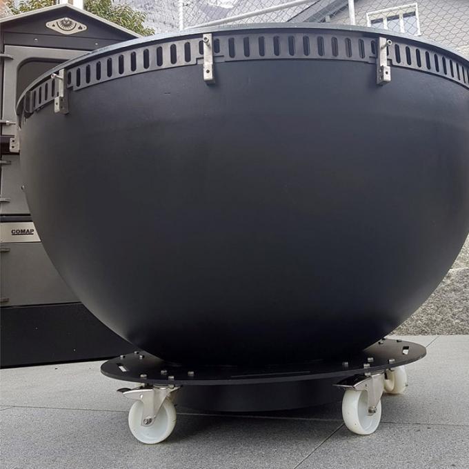 Klassischer Ring Bbq Fire Pit With Klotz-Stahlspeicher Corten für den Garten im Freien